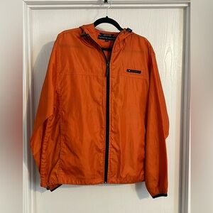 Tommy Hilfiger Men's Vibrant Orange Windbreaker